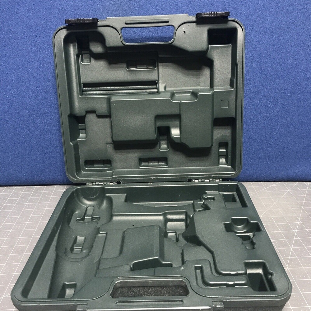 Hitachi Carrying Case Hard Plastic Case Only Needs cleaned on the outside.